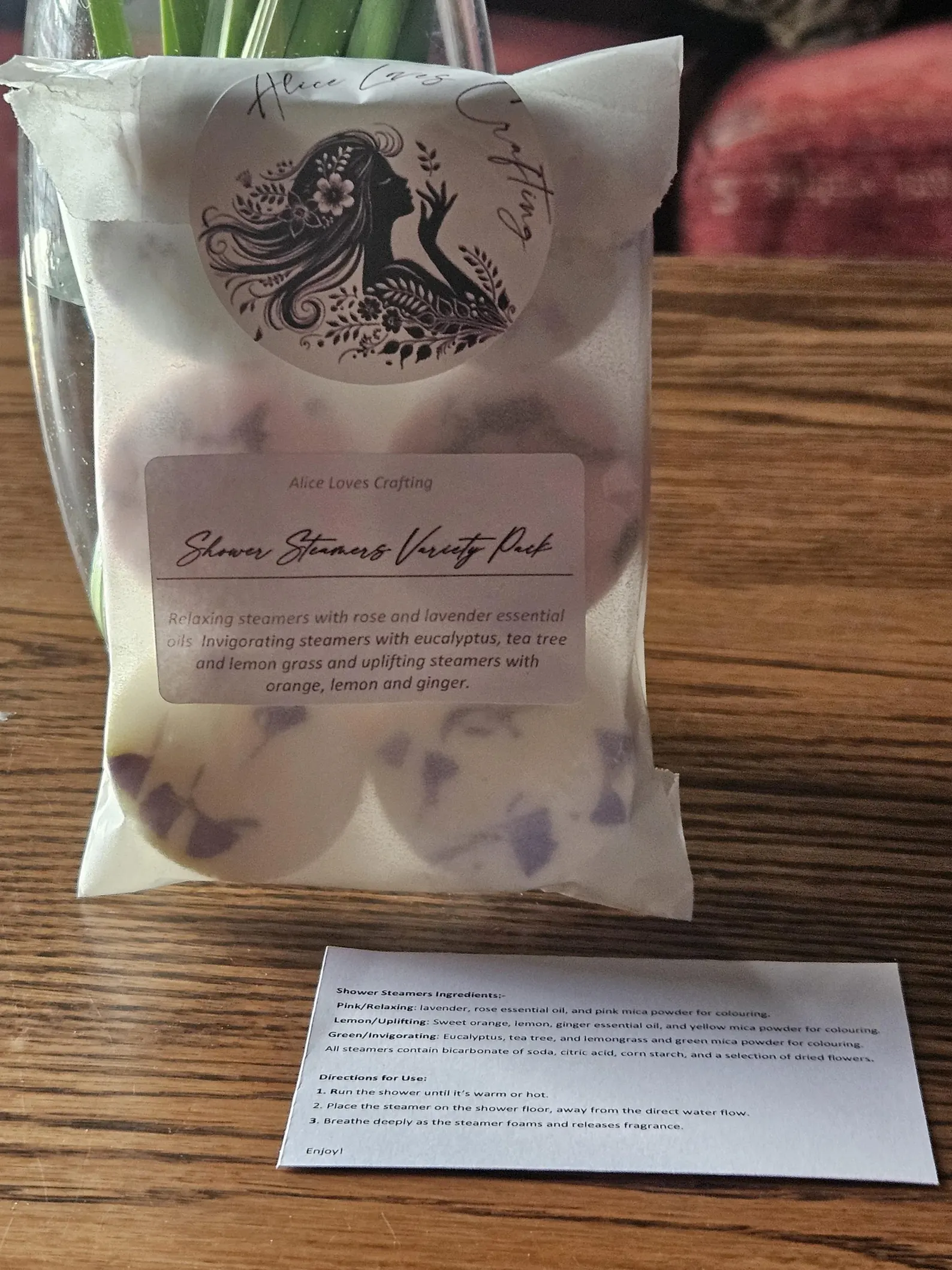Essential Oil Shower Steamer Variety Pack: Aromatherapy Spa Set
