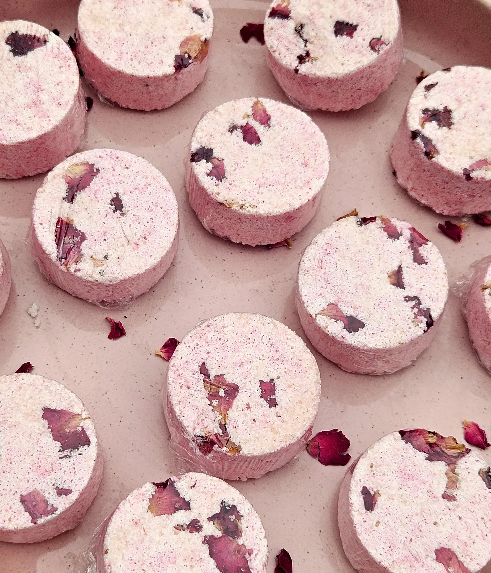 Floral Aromatherapy Shower Steamers, Rose Petals, , Mothers day and Easter Set of 6