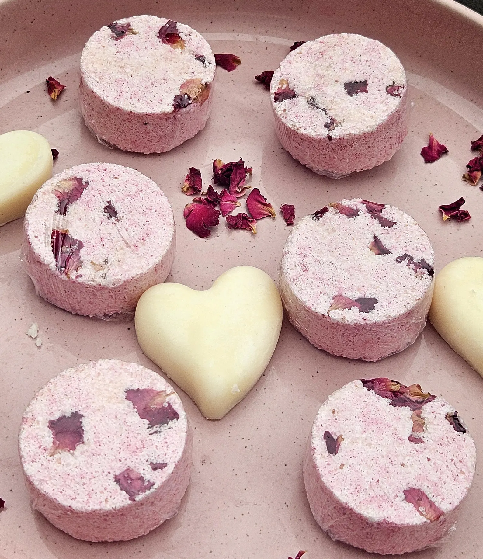 Floral Aromatherapy Shower Steamers, Rose Petals, , Mothers day and Easter Set of 6