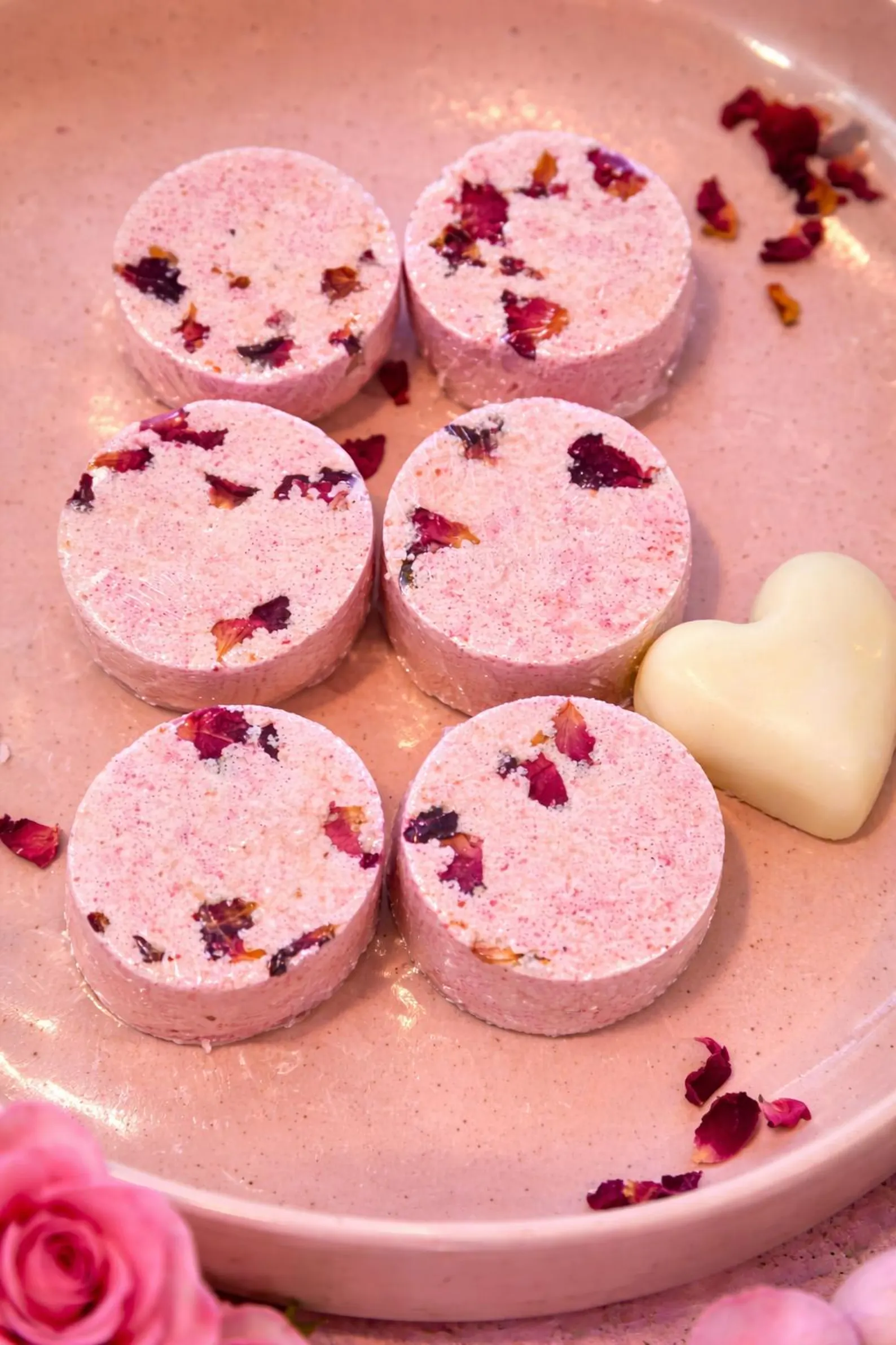 Floral Aromatherapy Shower Steamers, Rose Petals, , Mothers day and Easter Set of 6