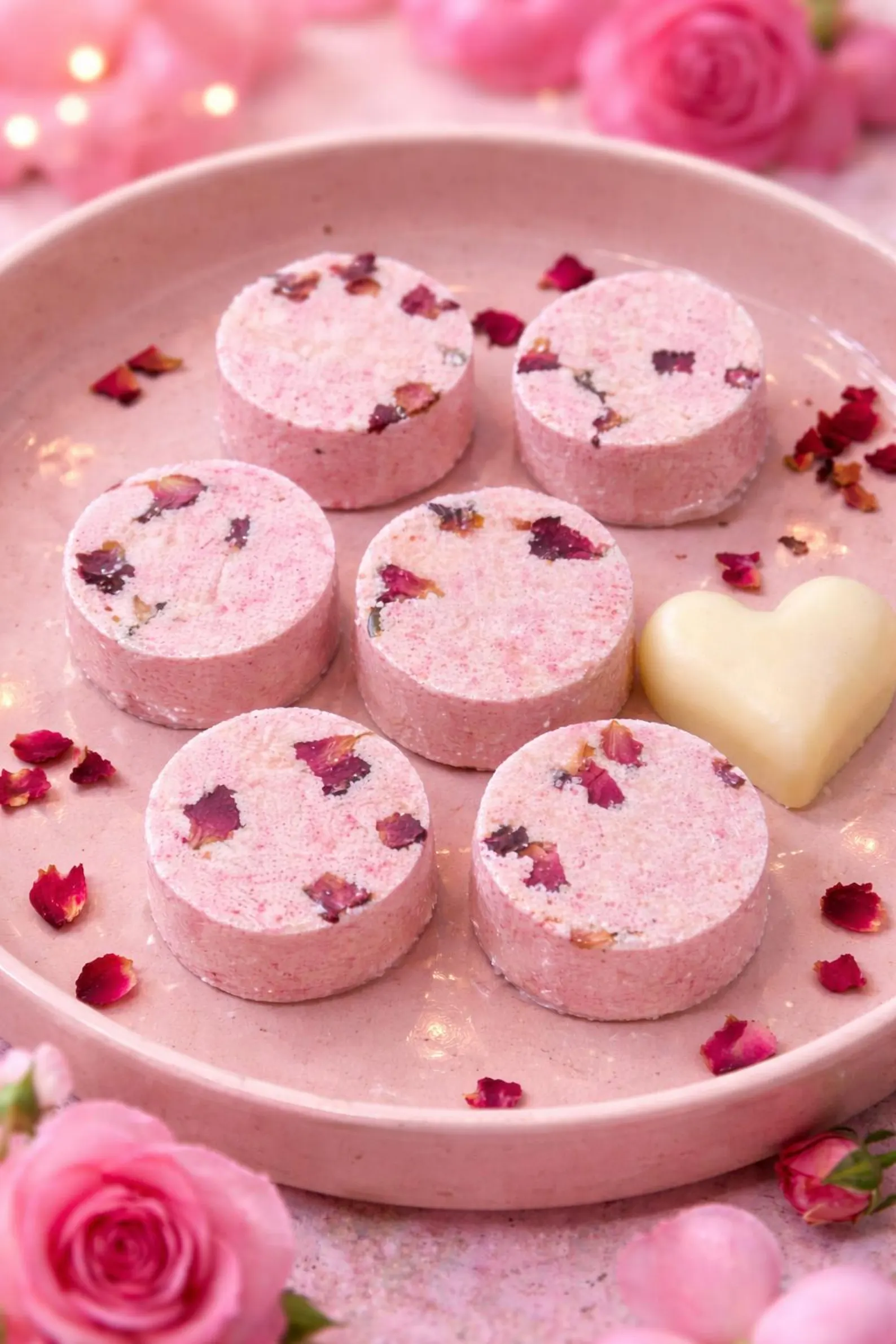 Floral Aromatherapy Shower Steamers, Rose Petals, , Mothers day and Easter Set of 6