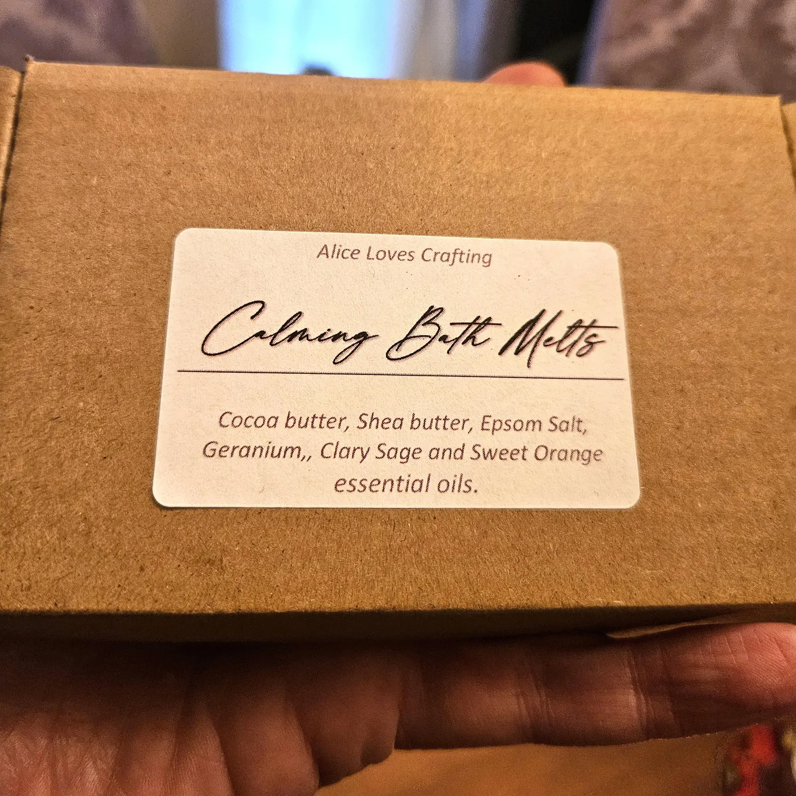 Aromatherapy Bath Melts: Cocoa Shea Butter,essential oils and Epsom salts