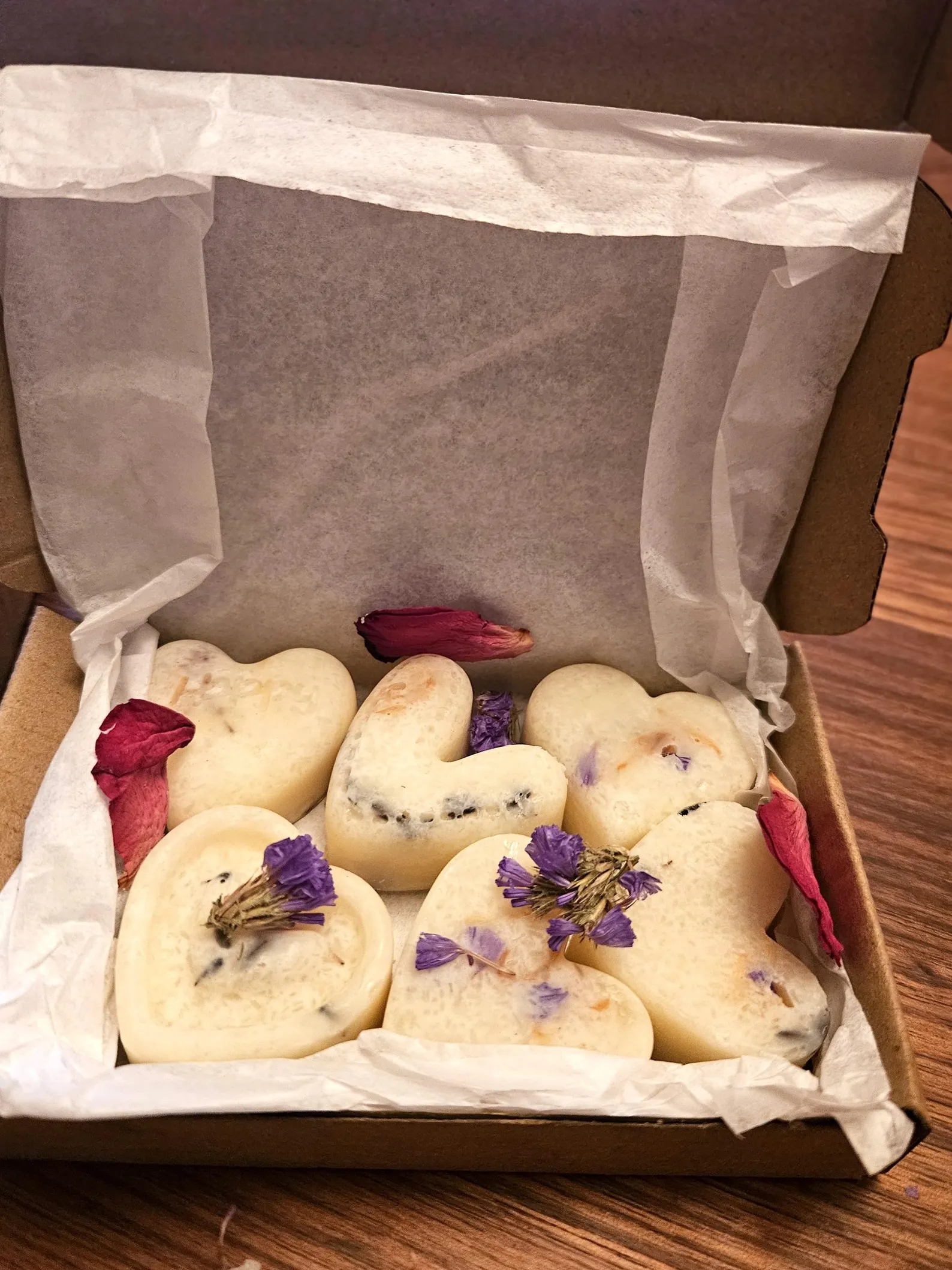 Aromatherapy Bath Melts: Cocoa Shea Butter,essential oils and Epsom salts