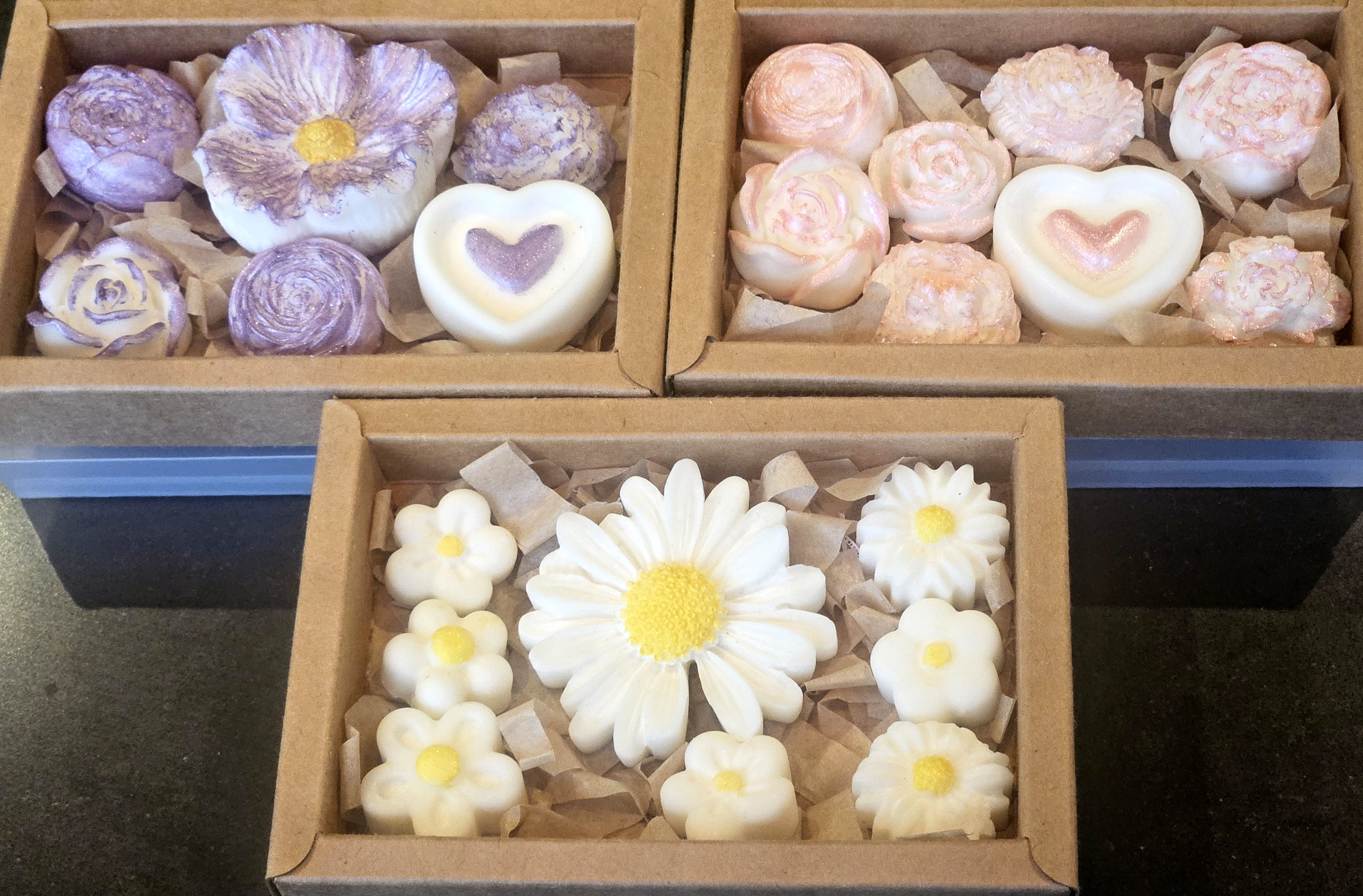 Floral Soy Wax Melt Gift Set – Perfume Inspired, Vegan Friendly mothers day Easter