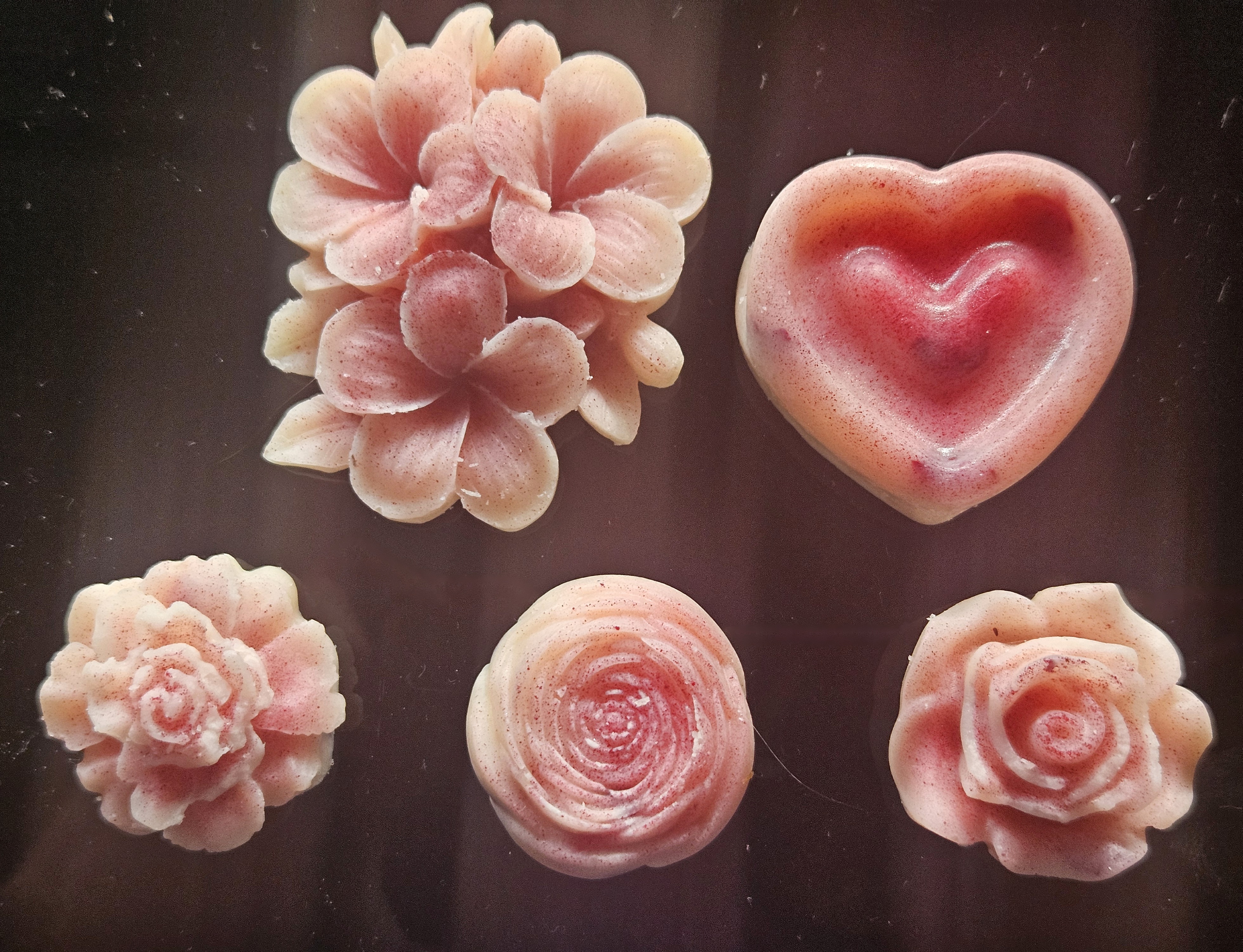Geranium Rose Botanical Bath Melt set Mothers Day, Easter for her gift