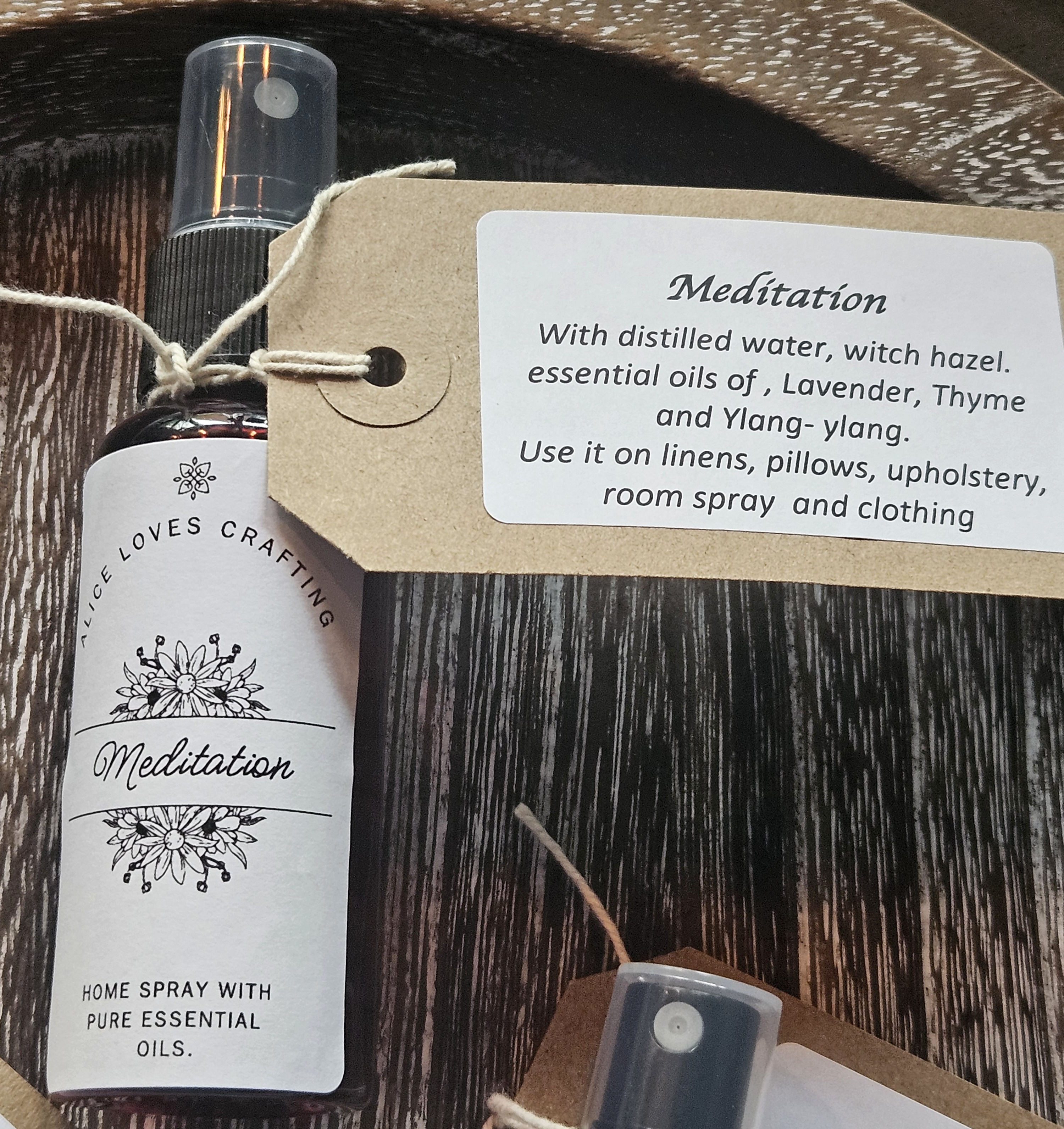 Natural Aromatherapy Room & Linen Spray 30ml travel size