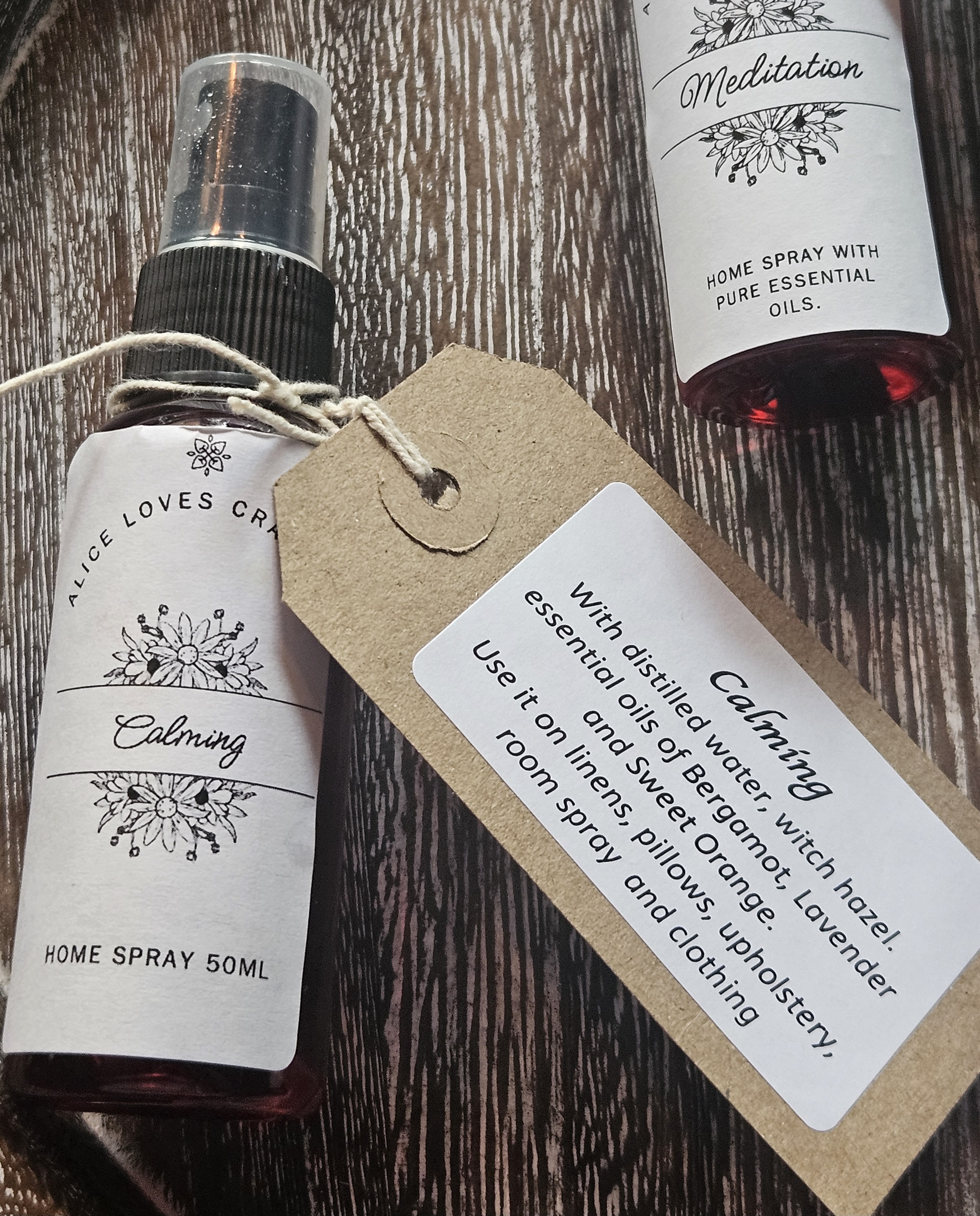 Natural Aromatherapy Room & Linen Spray 30ml travel size