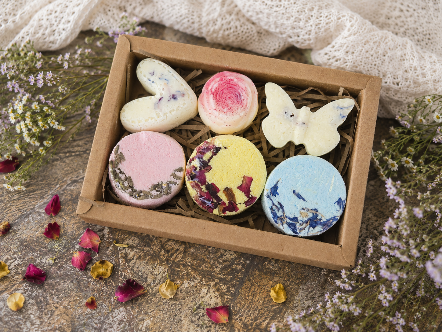 Travel Shower Steamer Bath Melt Set: Aromatherapy Discovery Essentials