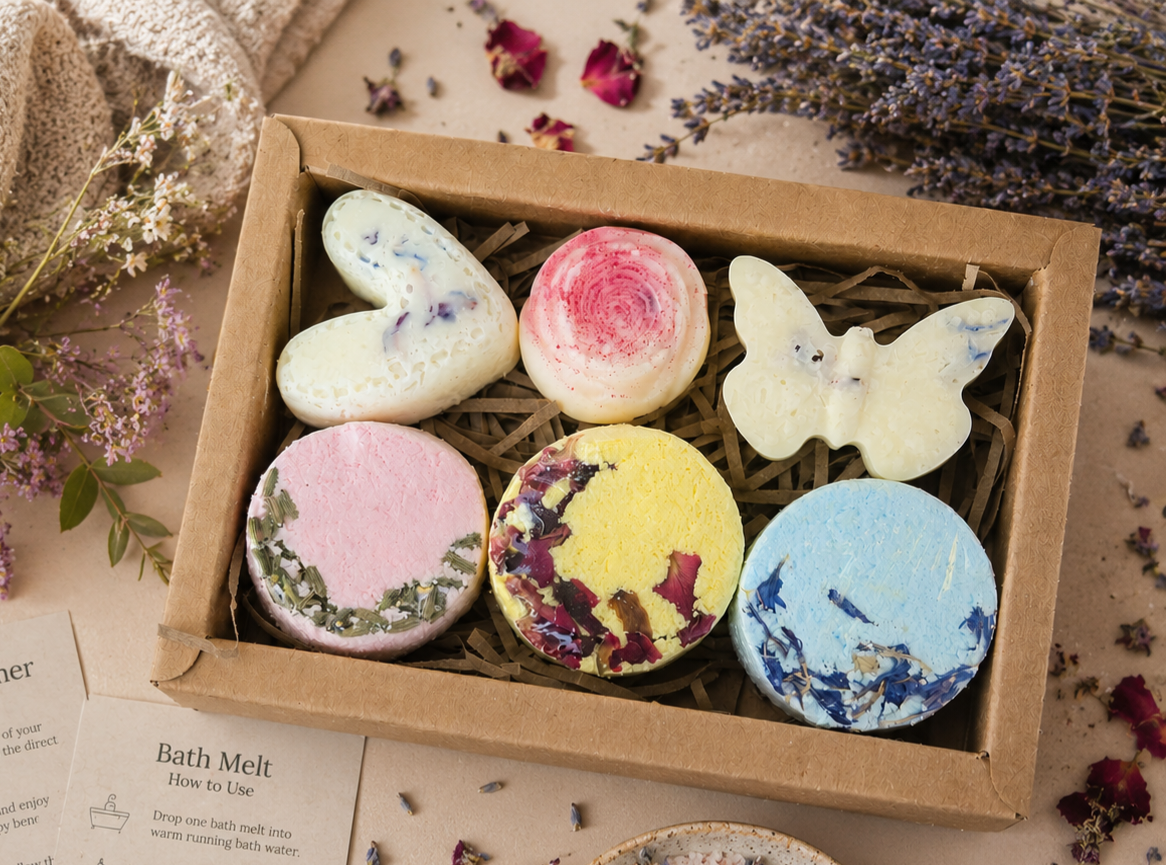 Travel Shower Steamer Bath Melt Set: Aromatherapy Discovery Essentials