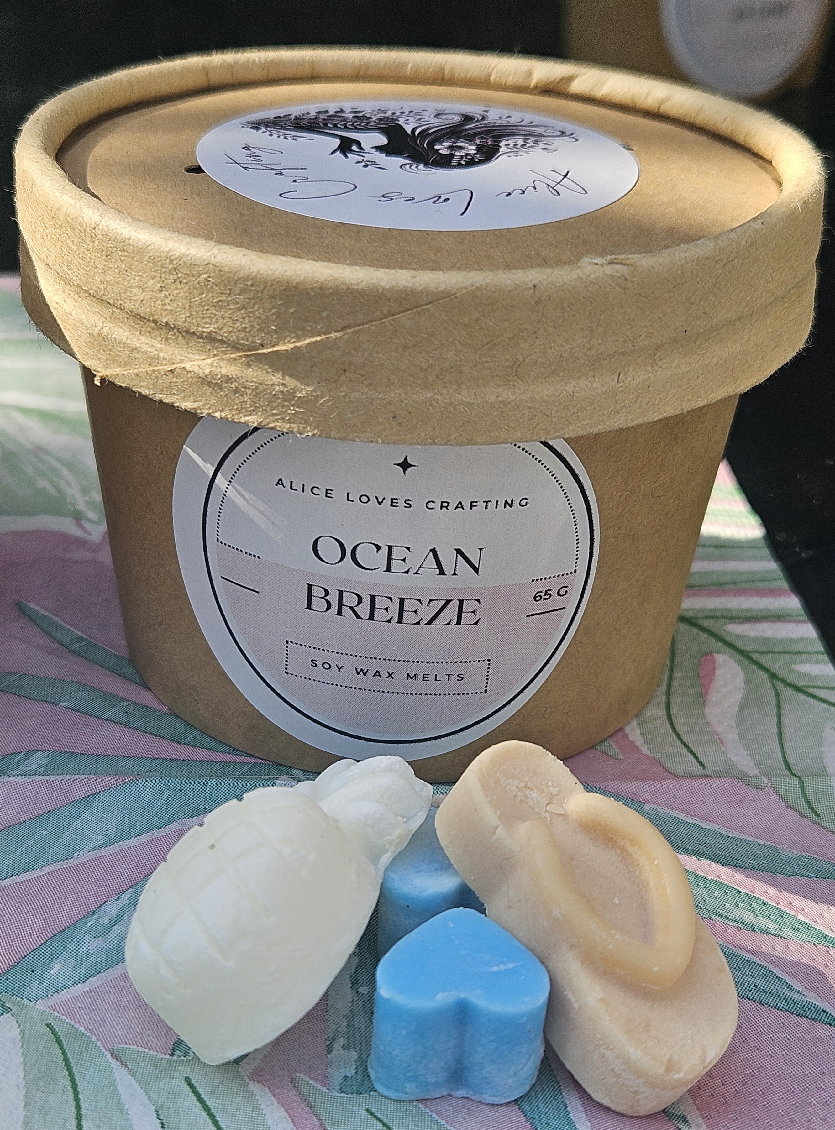 Tropical wax melts: summer scents Vegan soy wax cruelty free