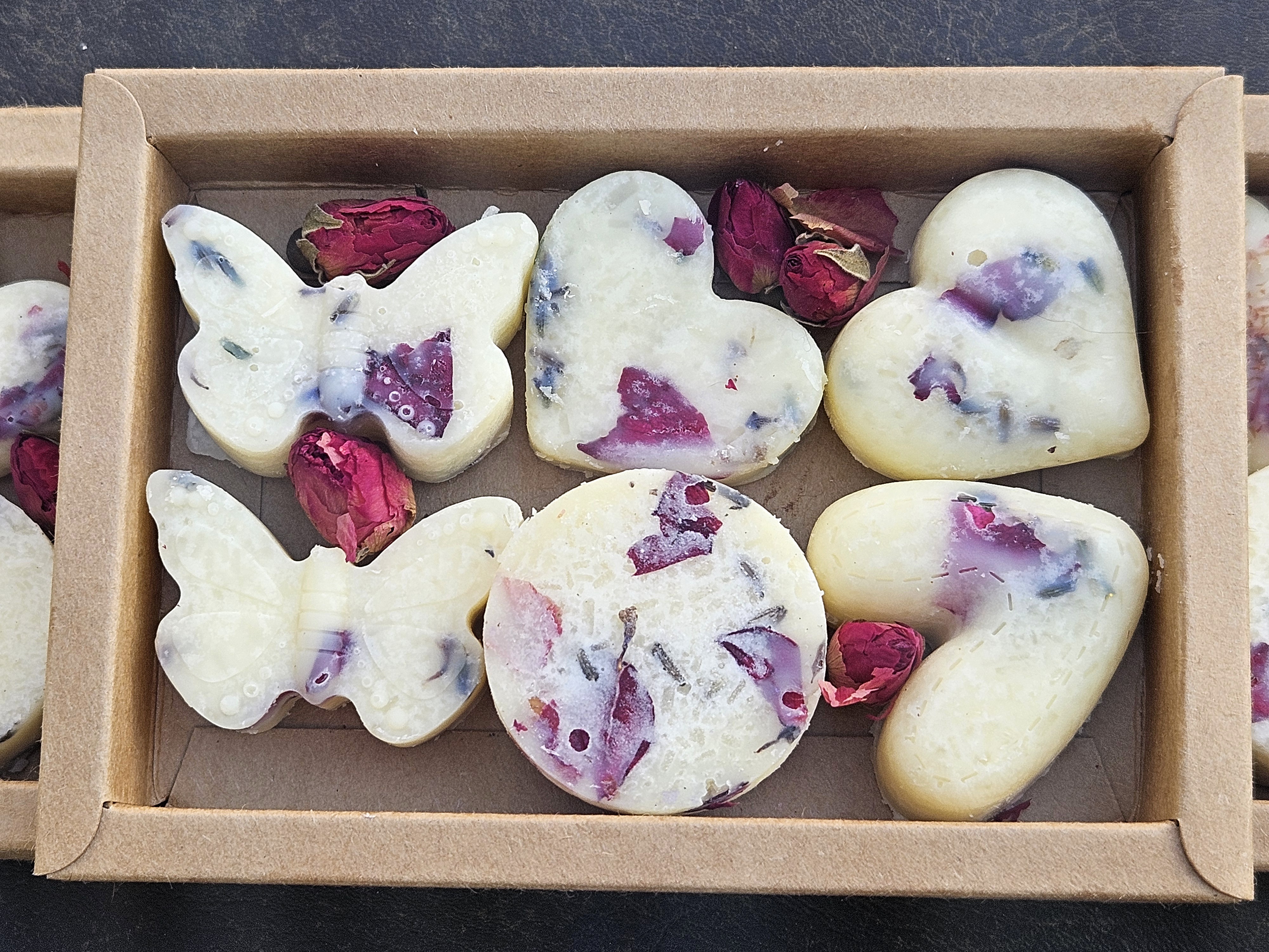 Natural Spa Gift Set, Bath Melts, Shower Steamers, Calming Spray