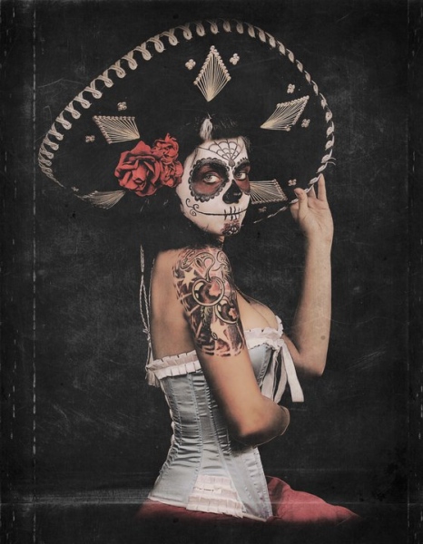 fot. Patricja Kulik, Dia De Los Muertos, charakteryzacja