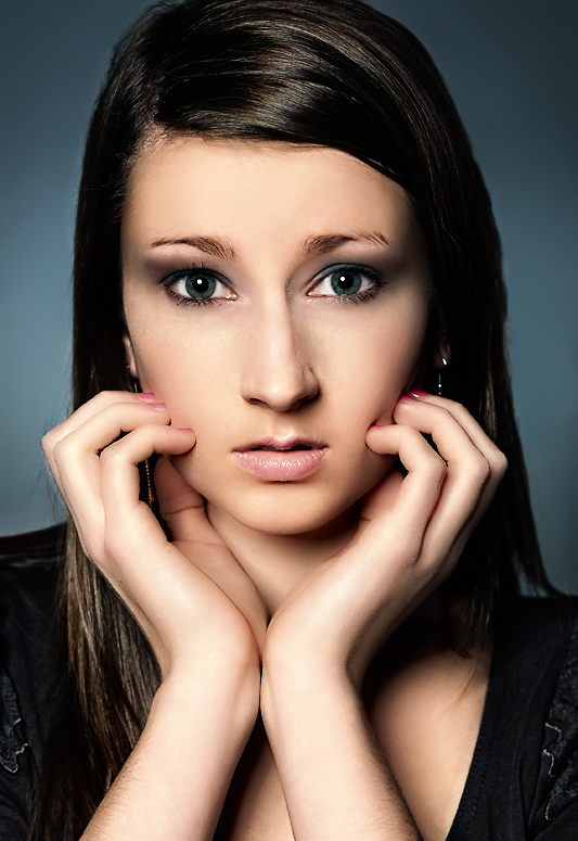 Gośka, beauty, portret, studio