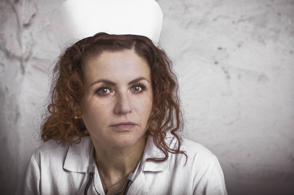 Siostra Asia, # PRL, # vintage, #pielęgniarka, #sesjastylizowana