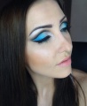 Gradient Blue Cut Crease