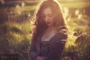 Sunset in her eyes