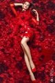 lady in red