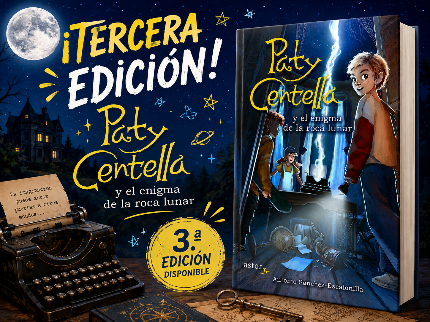 Portada de Paty Centella y el enigma de la roca lunar