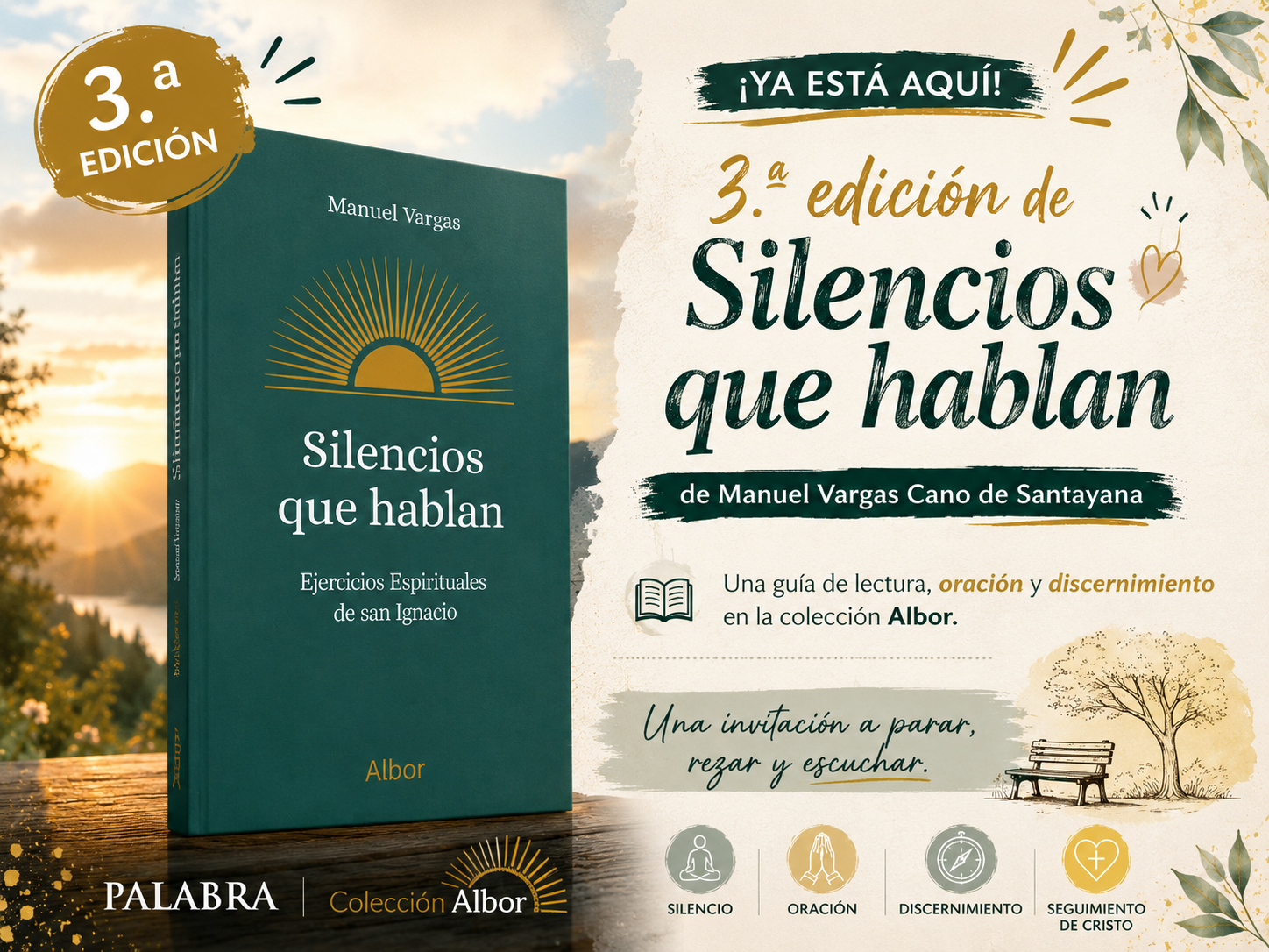 Portada de Silencios que hablan, de Manuel Vargas Cano de Santayana
