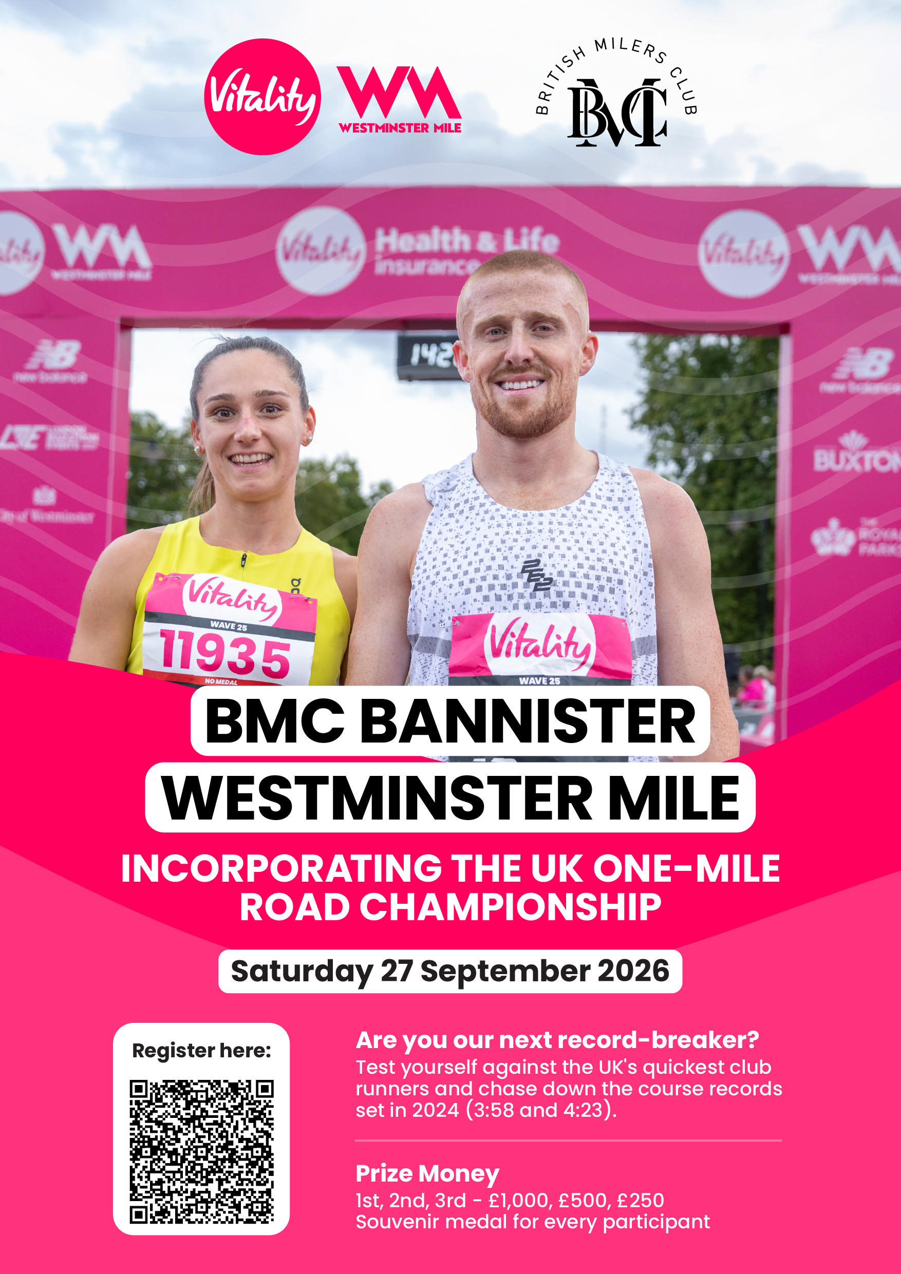 Vitality Westminster Mile BMC Wave (26 September 2026)