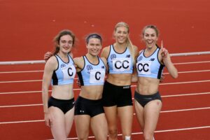 women's 4x400m at Bromley