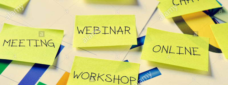 Some Sticky Notes With Work Concepts Such As Workshop Meeting Seminar Eykafx