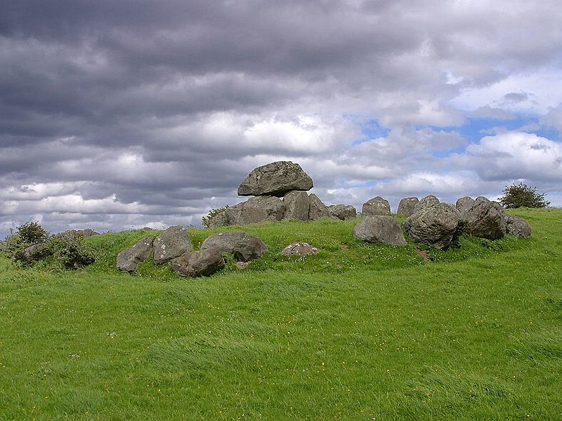 One of the Carrowmore tombs in Ireland