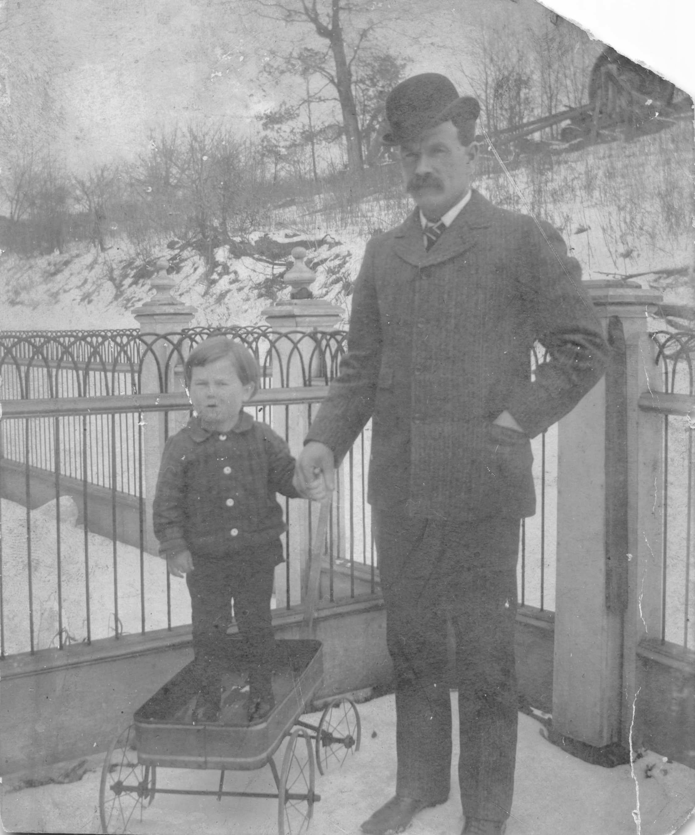 Martin Joseph Kelly with son George Martin Kelly