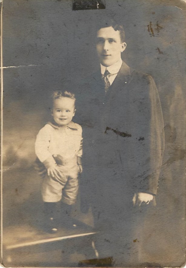 My Grandfather David and my father Patrick
