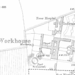Tullamore Workhouse on Historic 25 inch map (1897-1913) Tullamore Workhouse on Historic 25 inch map (1897-1913)