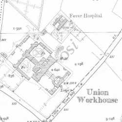 Edenderry Workhouse on Historic 25 inch map (1897-1913) Edenderry Workhouse on Historic 25 inch map (1897-1913)