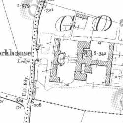Thurles Workhouse on Historic 25 inch map (1897-1913) Thurles Workhouse on Historic 25 inch map (1897-1913)