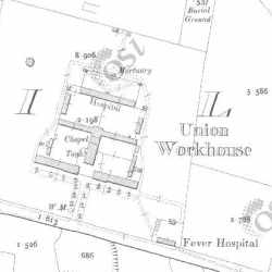 Mitchelstown Workhouse on Historic 25 inch map (1897-1913) Mitchelstown Workhouse on Historic 25 inch map (1897-1913)