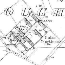 Youghal Workhouse on Historic 25 inch map (1897-1913) Youghal Workhouse on Historic 25 inch map (1897-1913)