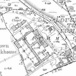 Rathdown Workhouse on Historic 25 inch map (1897-1913) Rathdown Workhouse on Historic 25 inch map (1897-1913)