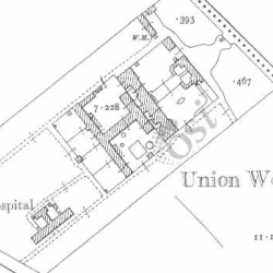 Rathdrum Workhouse on Historic 25 inch map (1897-1913) Rathdrum Workhouse on Historic 25 inch map (1897-1913)