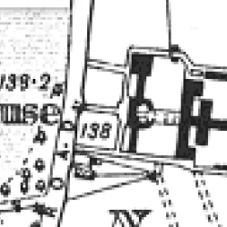 Lisburn Workhouse on 1904 OS map Lisburn Workhouse on 1904 OS map