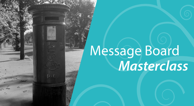 Message Board Masterclass Message Board Masterclass
