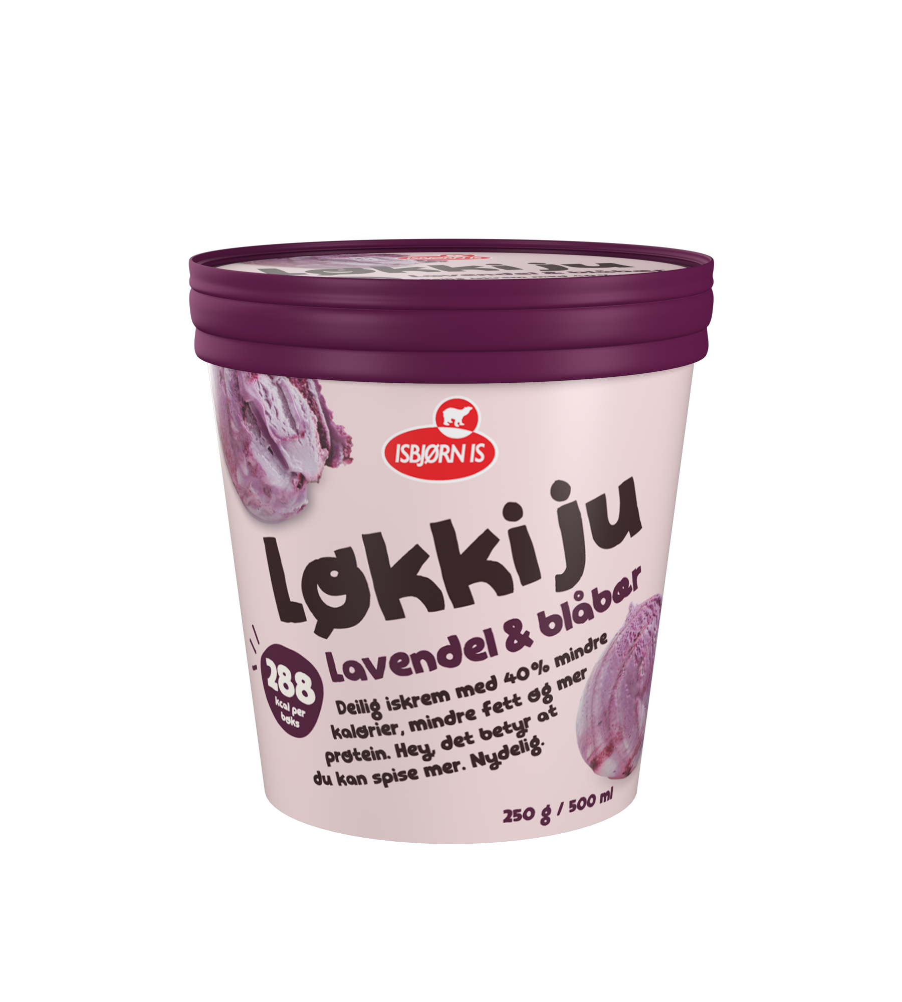 Deilig iskrem med 40% mindre kalorier