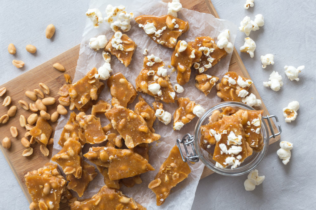 Popcorn peanut brittle | by Dnilva