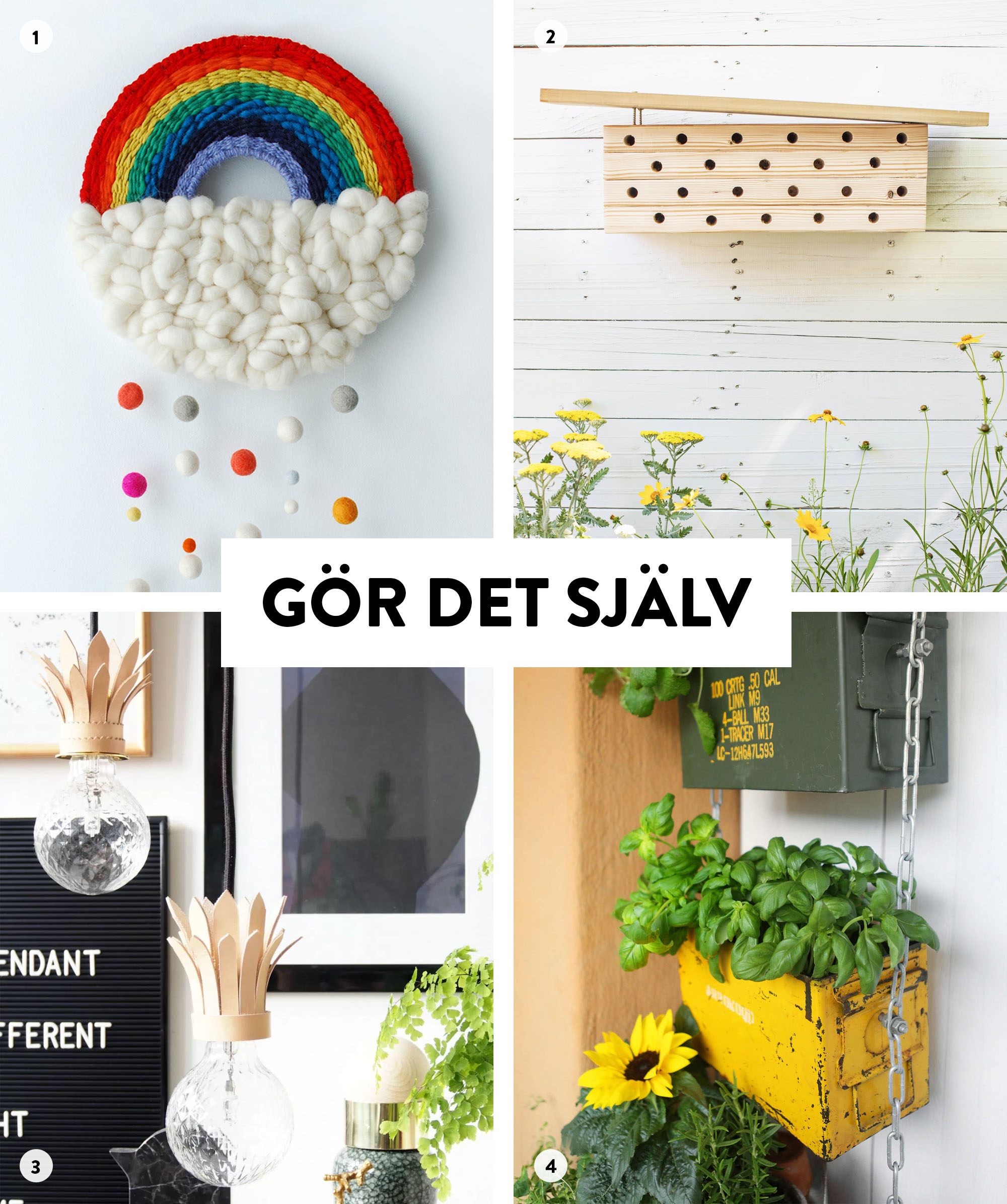 Gör det själv #58 – Kreativa projekt till helgen