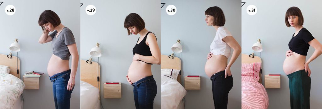 Gravid magen v28 - v31