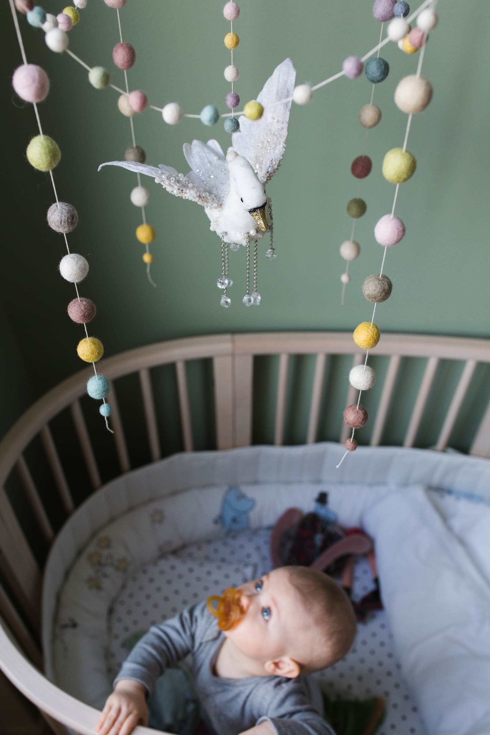 DIY Babymobil svan - Dnilva