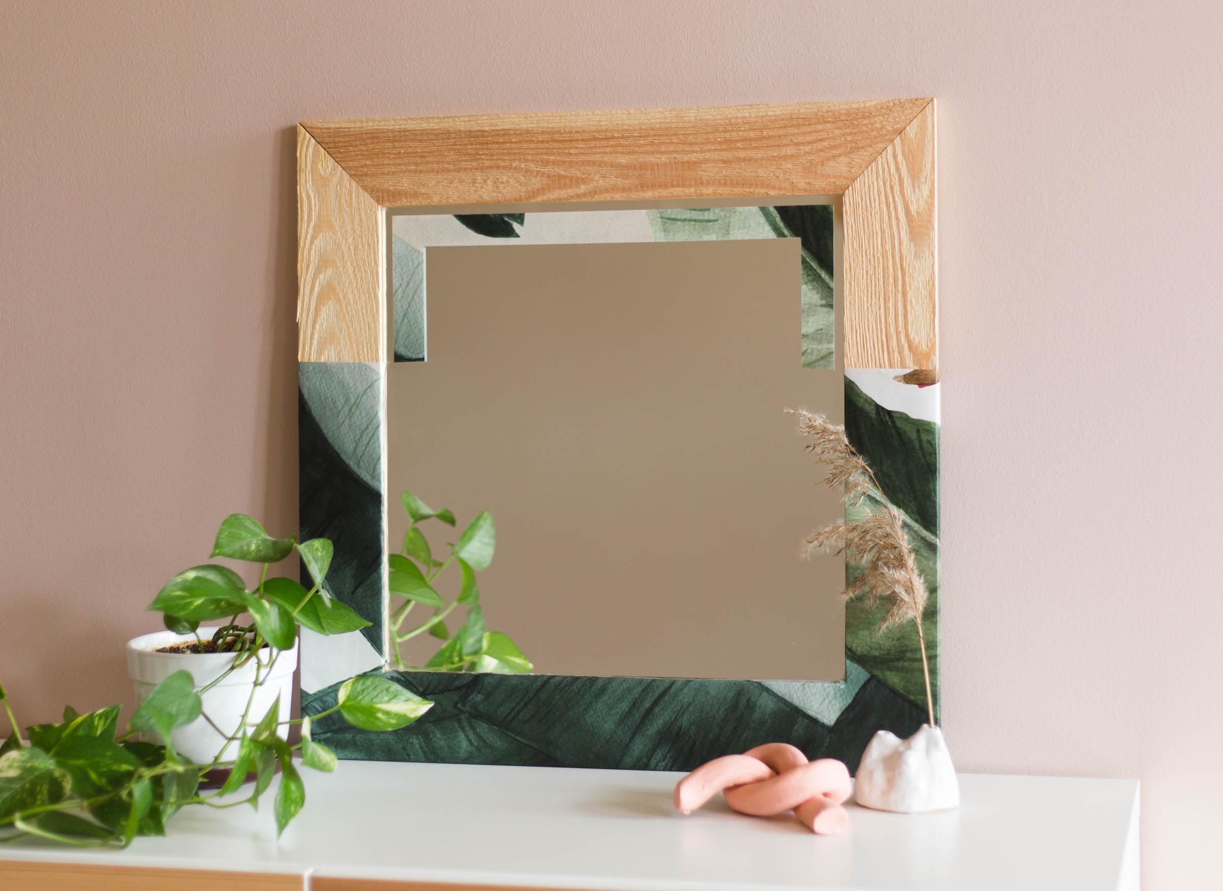DIY tapetsera en spegel - Photowall