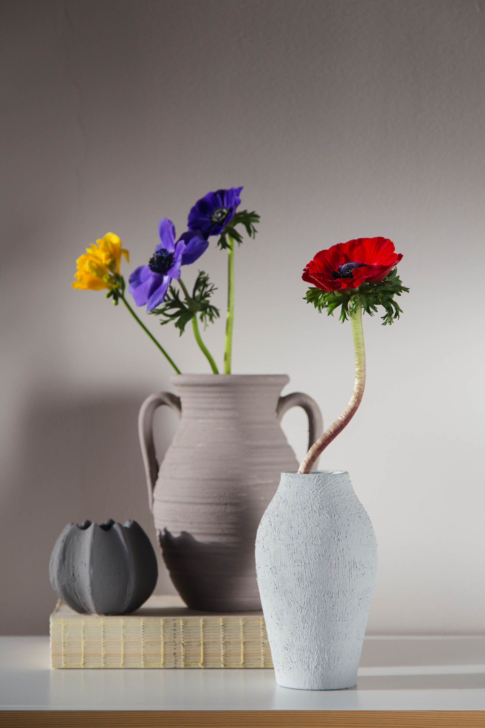 UPCYCLE - Måla betongfärg på en loppisfyndad vas