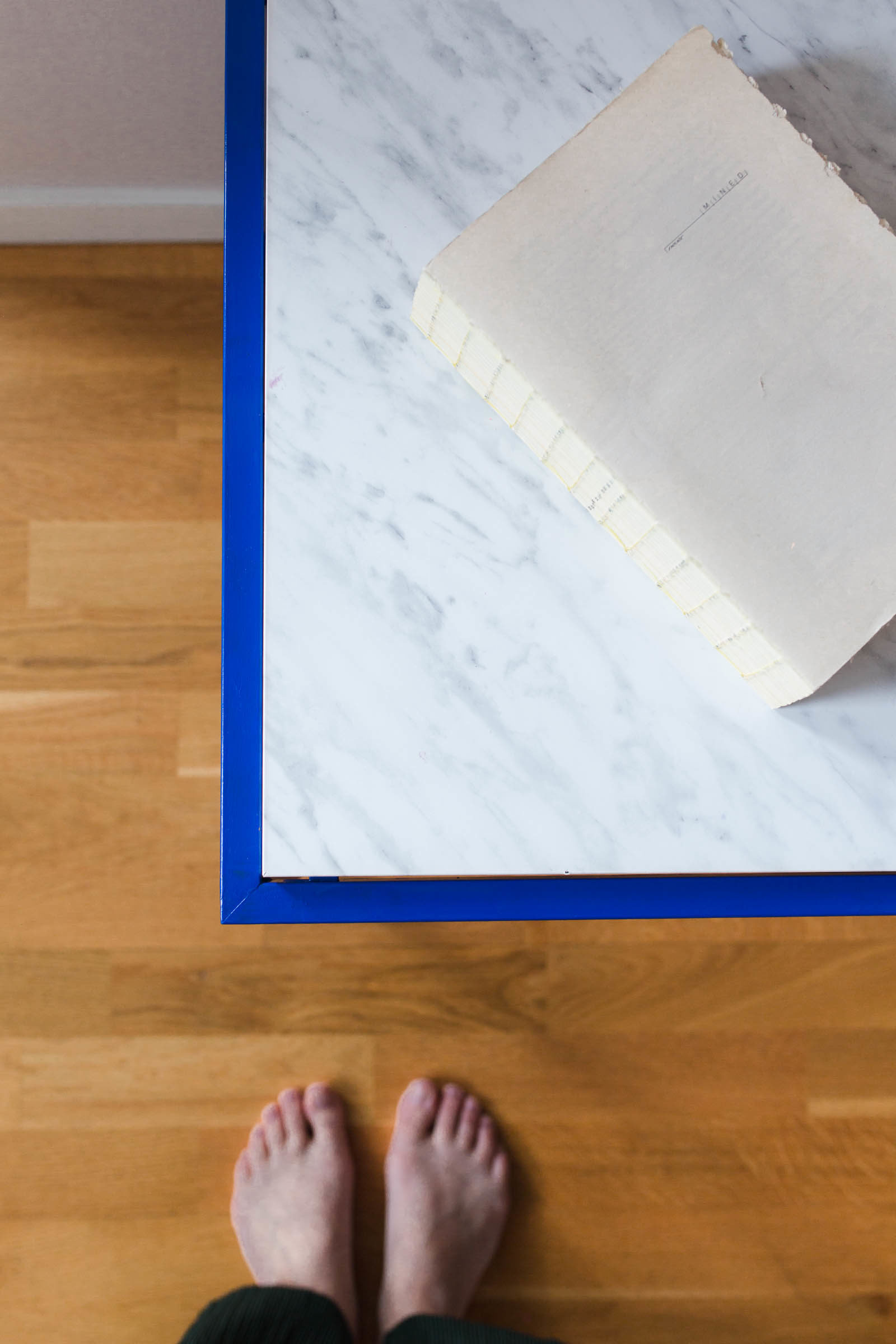 IKEA hack VITTSJÖ - Blått och marmor