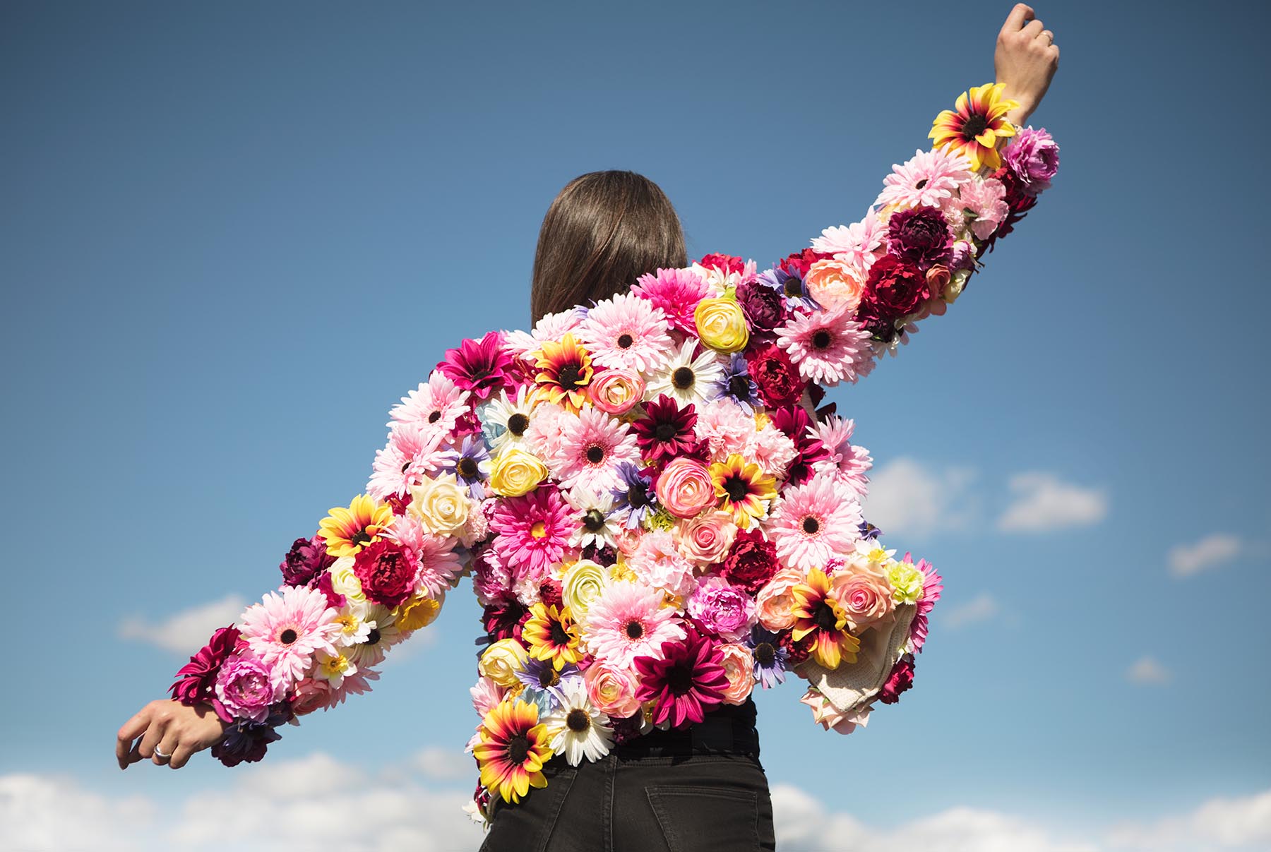 DIY blomjacka - Dnilva