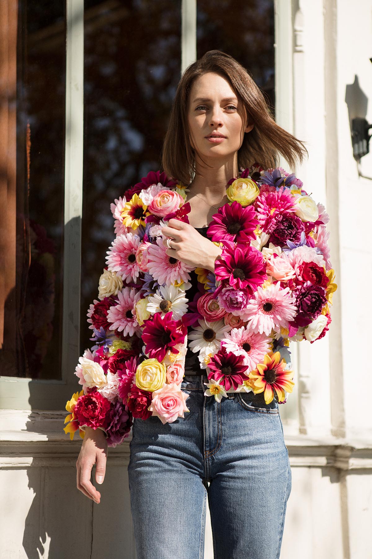 DIY blomjacka - Dnilva