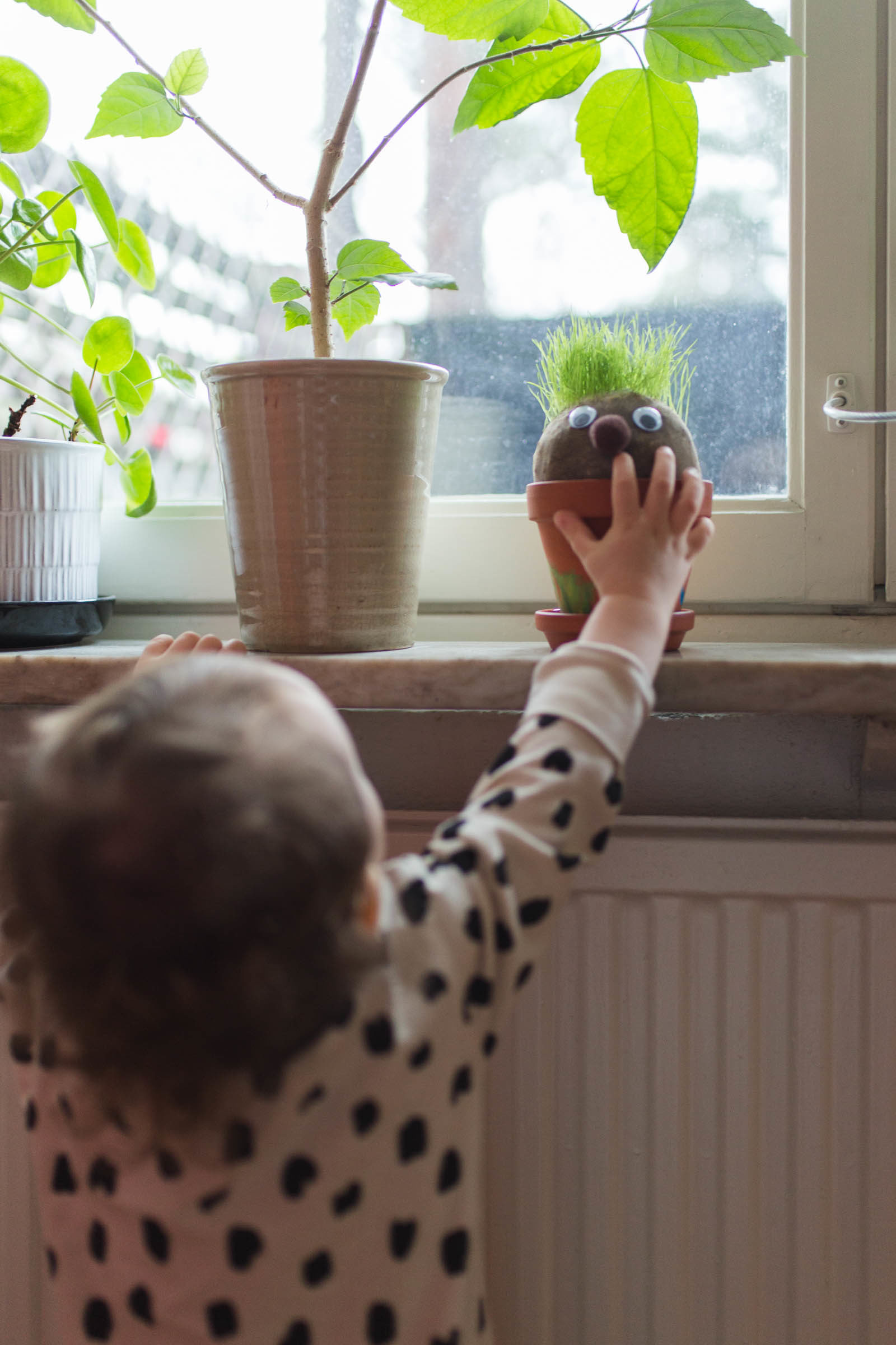 Pyssla med barnen - Gör en gräsgubbe