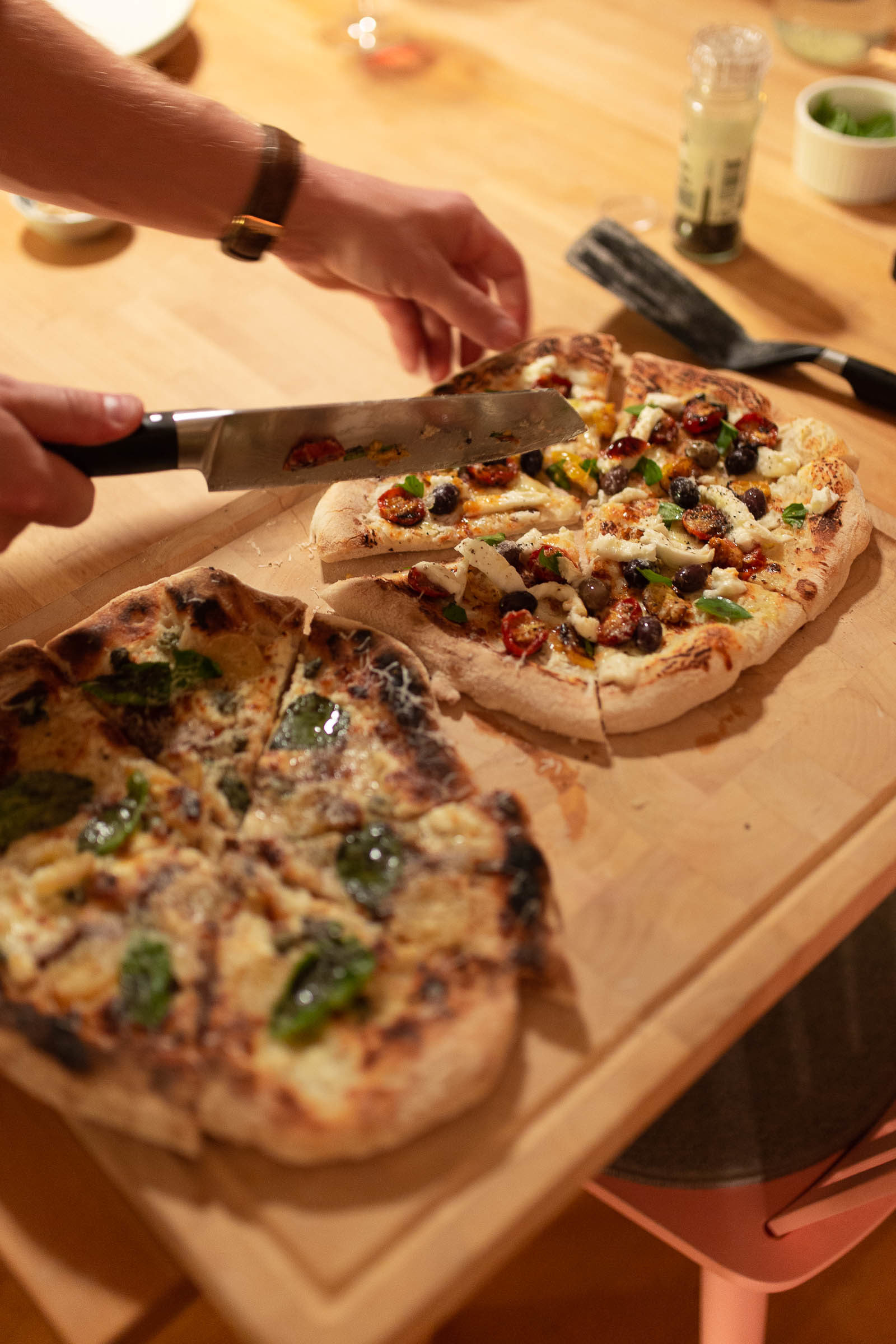 Lyxig pizza i vanlig ugn